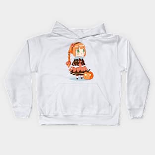 Mayu Chibi Halloween Pumpkin Girl Kids Hoodie